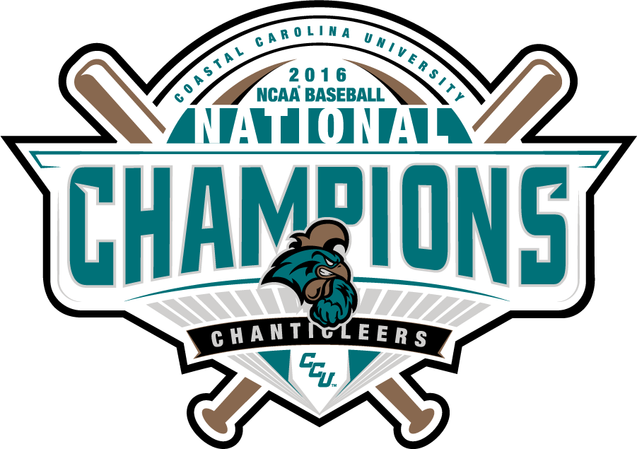 Coastal Carolina Chanticleers 2016 Champion Logo diy iron on heat transfer